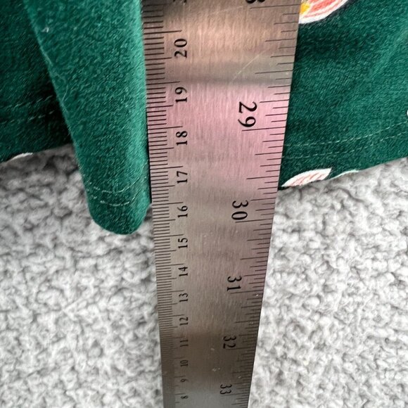 Pomelo Womens Tunic Top Medium Green Floral‎ 3/4 Sleeve Pullover Shirt - Picture 9 of 10